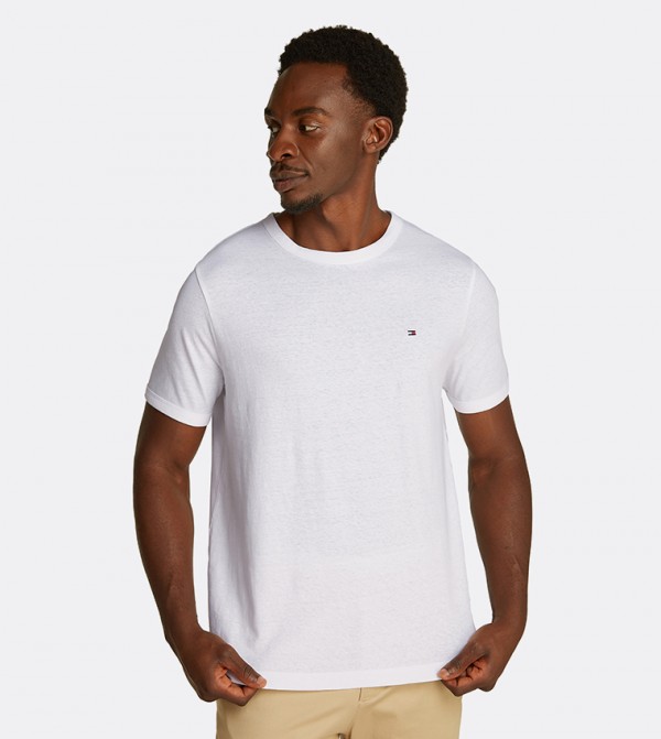 Flag Detail Short Sleeves T-Shirt