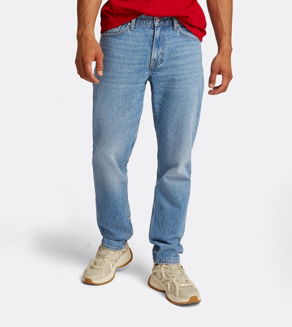HARLEM Faded Tapered Fit Jeans