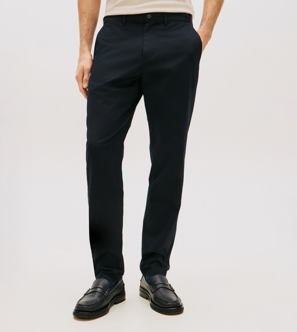 HARLEM Essential Twill Slim Fit Chinos