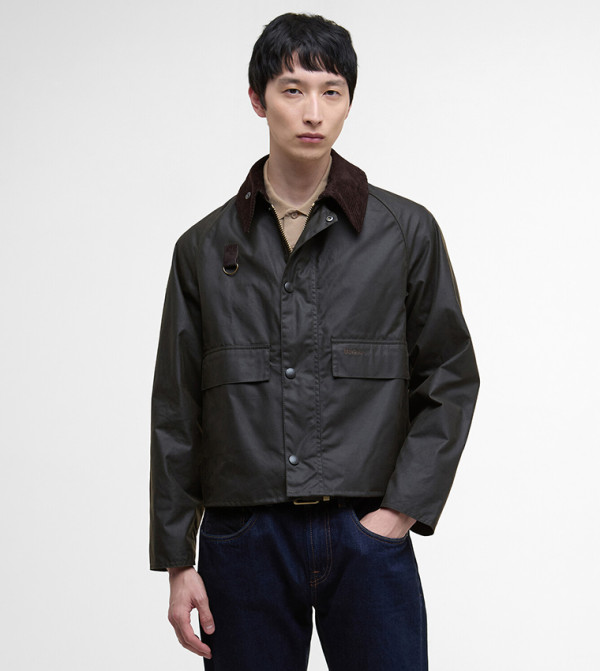 【Barbour】SOLID SPEY Buy Barbour SPEY Solid Long Sleeves Jacket In Green | 6thStreet