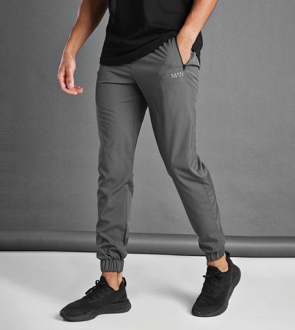 Printed Active Gym Tapered Joggers