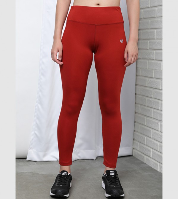 Buy Adidas Marimekko Techfit Long Tights In Red