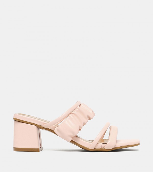 nude slide shoes