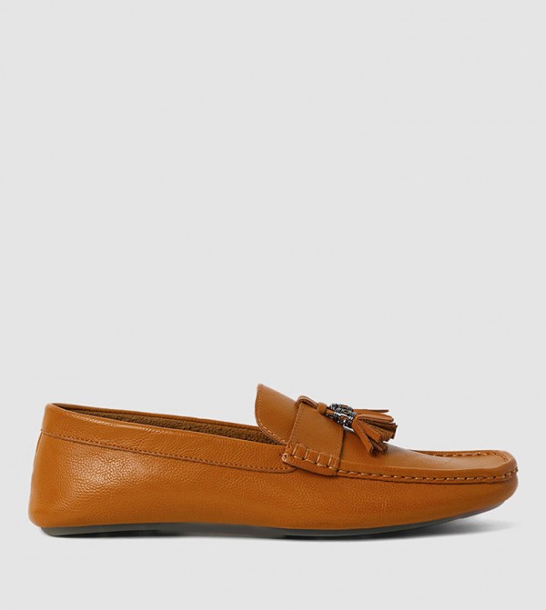 Tan leather loafers on sale mens