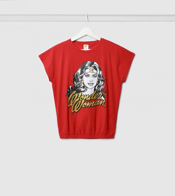 wonder woman t shirt pull and bear