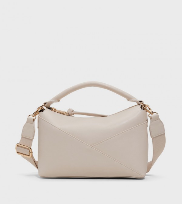 NADYAA Textured Handheld Bag