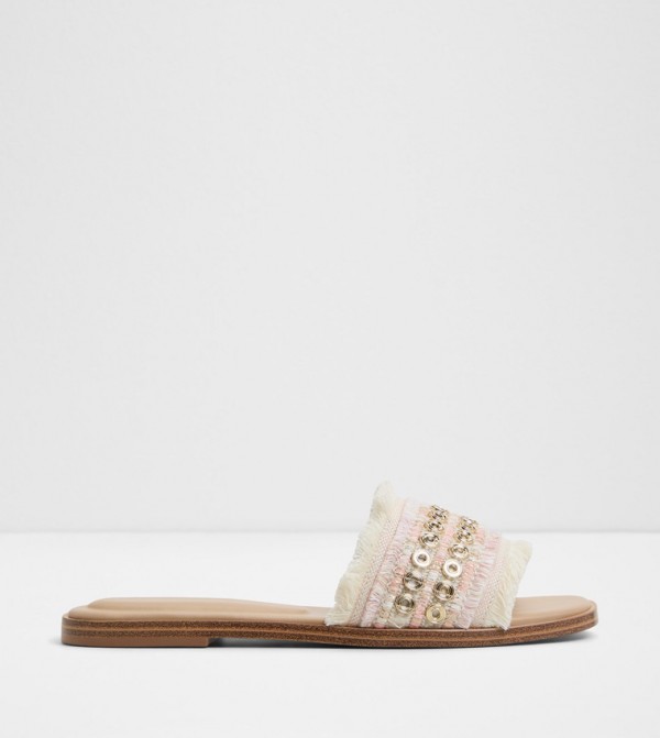 NALANI Embellished Flat Sandals