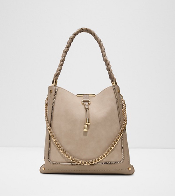 NALAYNA Chain Detail Shoulder Bag