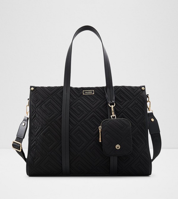 NANYSSA Patterned Tote Bag with Pouch