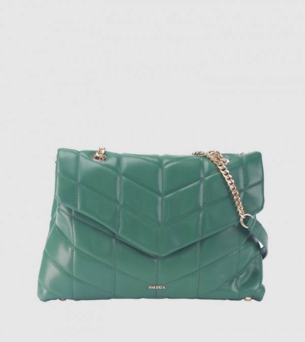 Natalia Quilted Leather Crossbody Bag