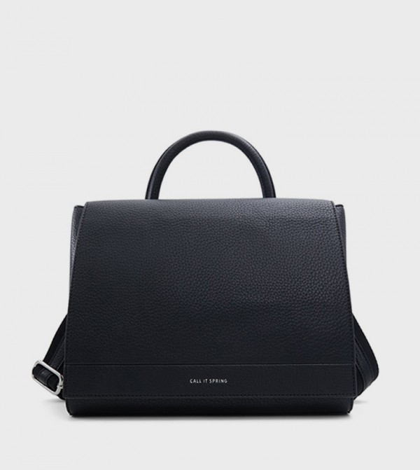 NATHALIE Textured Flap Crossbody Bag
