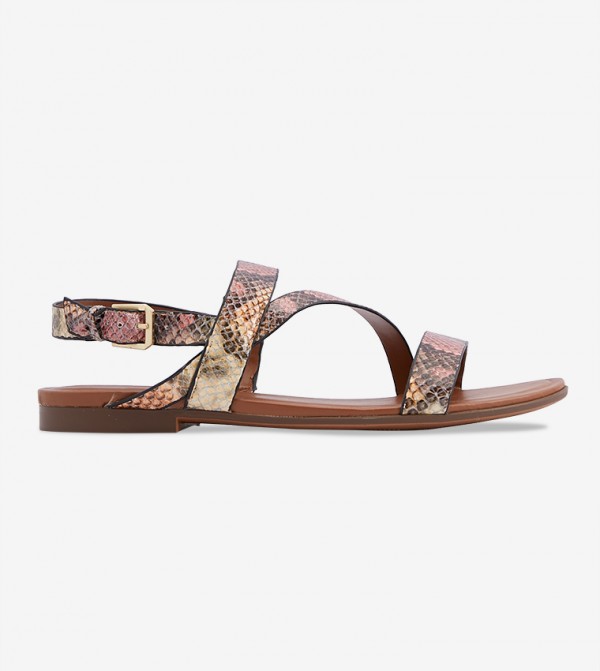 Buy Naturalizer TRU Patterned Flat Sandals In Multiple Colors