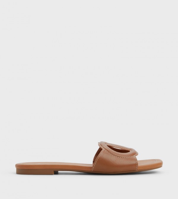 NAVINA Cut-Out Detail Flat Sandals