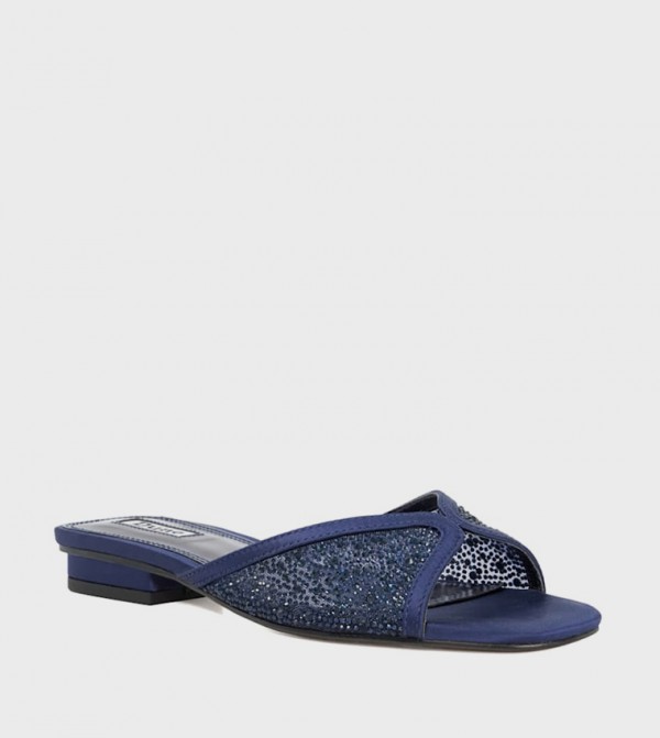 NAYA Embellished Mesh Flat Sandals