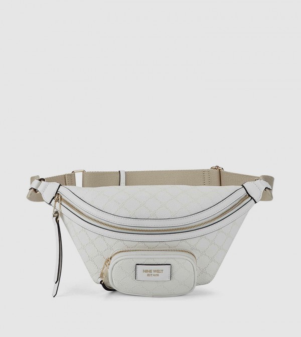 Buy Nine West HOUGHTON Textured Fanny Bag In White 6thStreet UAE