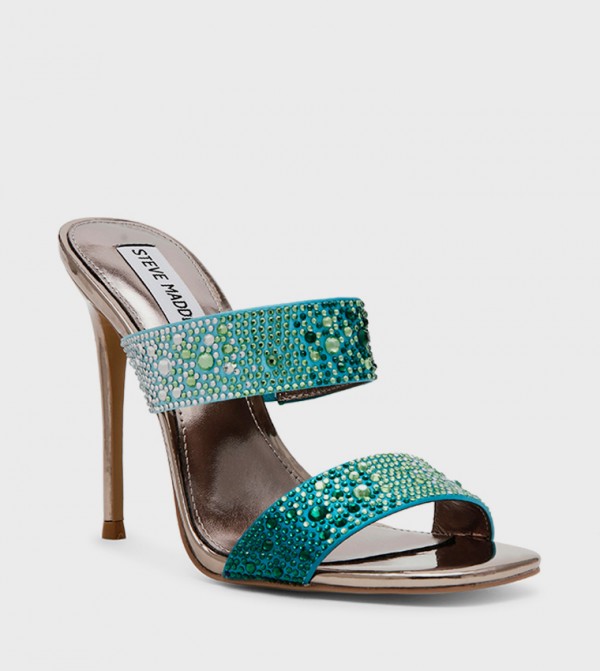 NEBULA Embellished Heeled Sandals