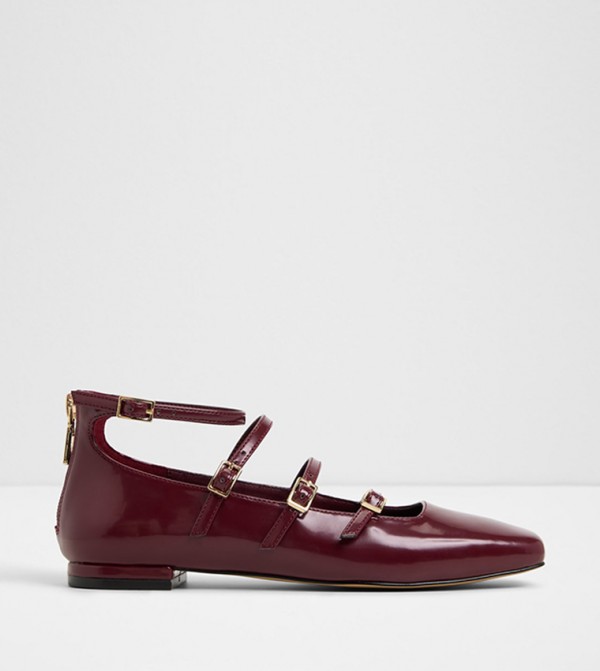 NELTA Ankle Strap Flat Shoes