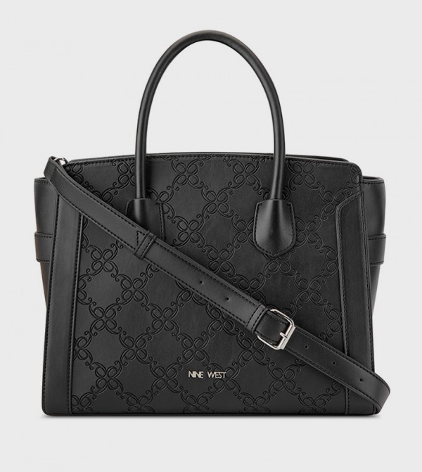 MARGERY Debossed Satchel Bag
