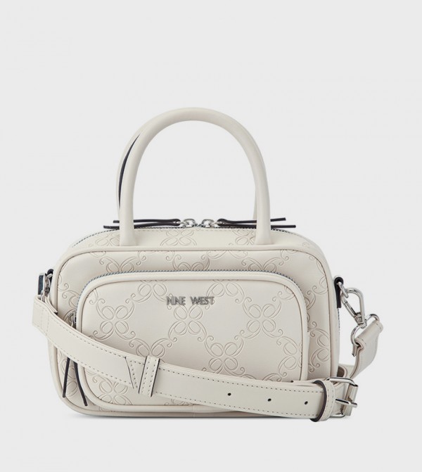 ELVA Debossed Satchel Bag