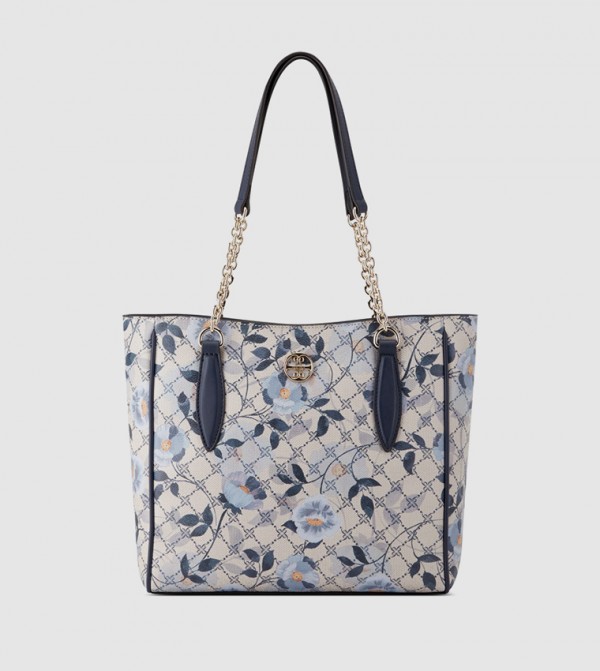 ANGELINA Floral Print Tote Bag
