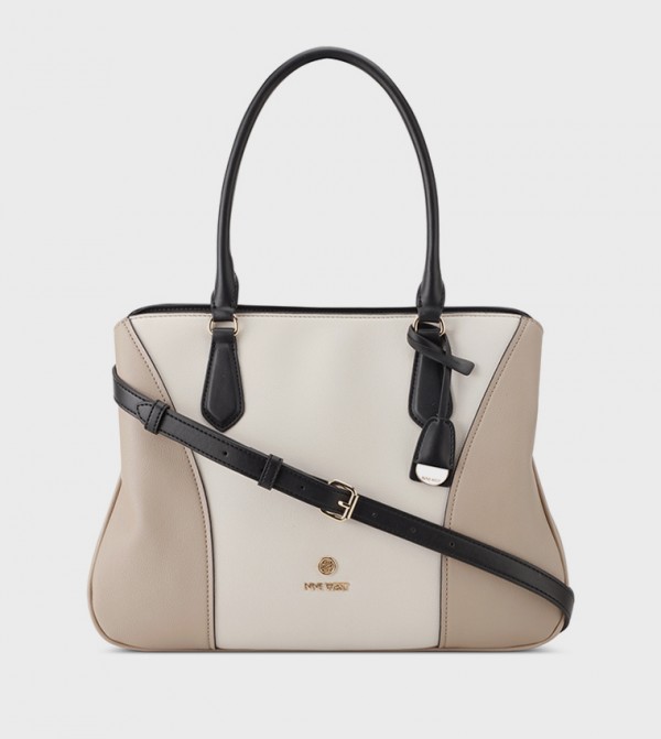 BLOOMFIELD Color Block Satchel Bag