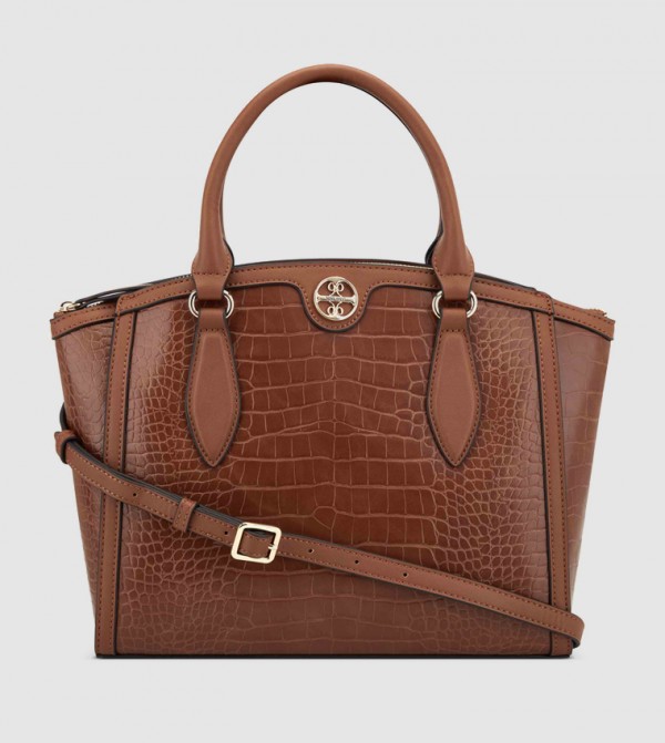 KYELLE Textured Logo Detail Satchel Bag