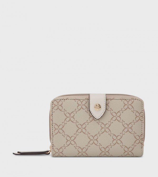 LENNA Patterned Zip-Around Wallet