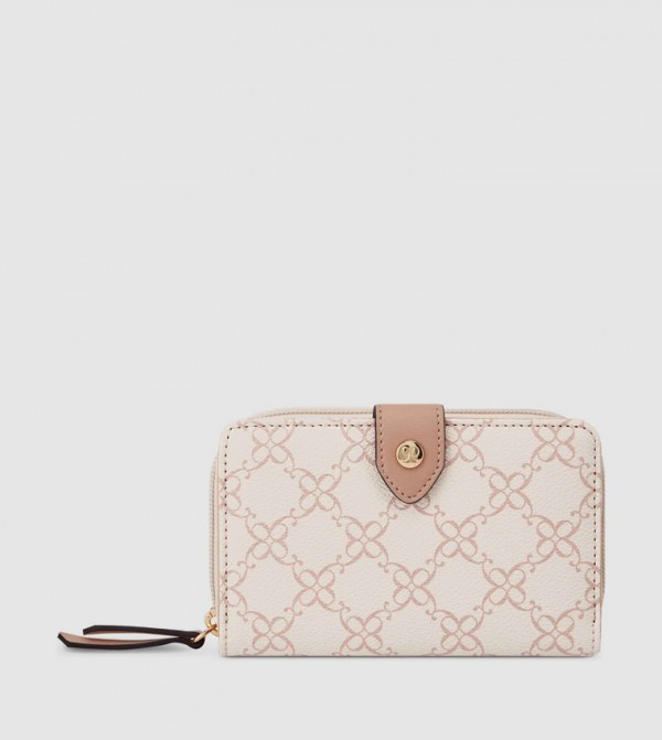 LENNA Patterned Zip-Around Wallet