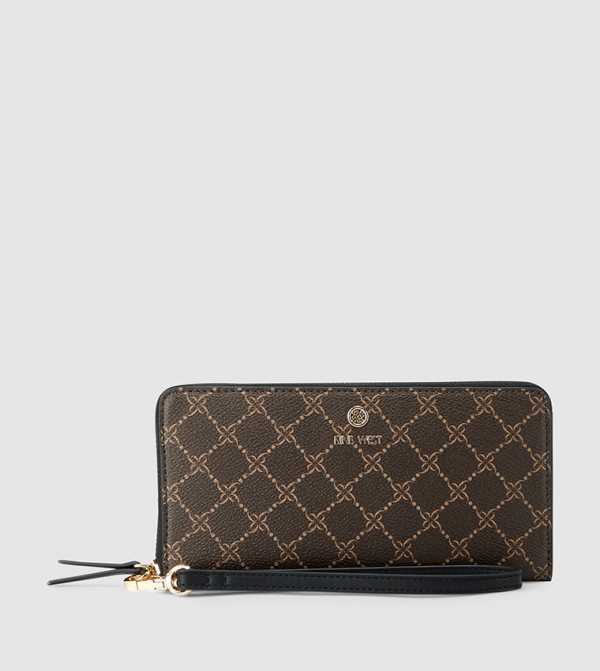 Printed Zip Around Wallet