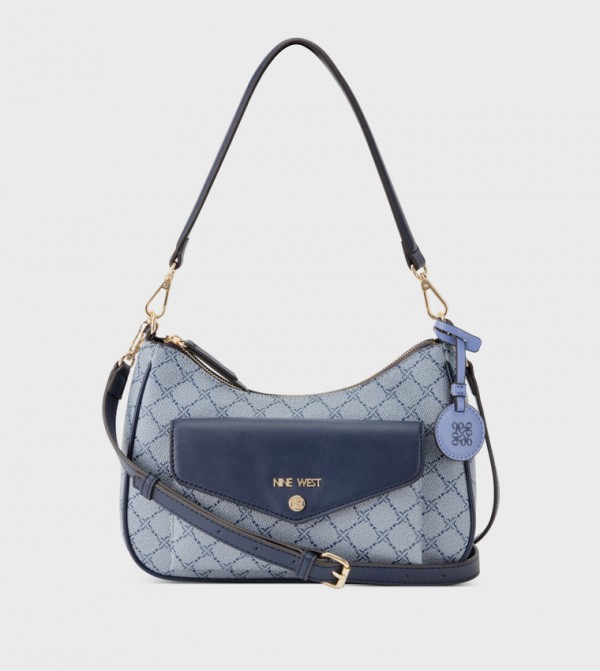 CAIREANN Monogram Patterned Shoulder Bag