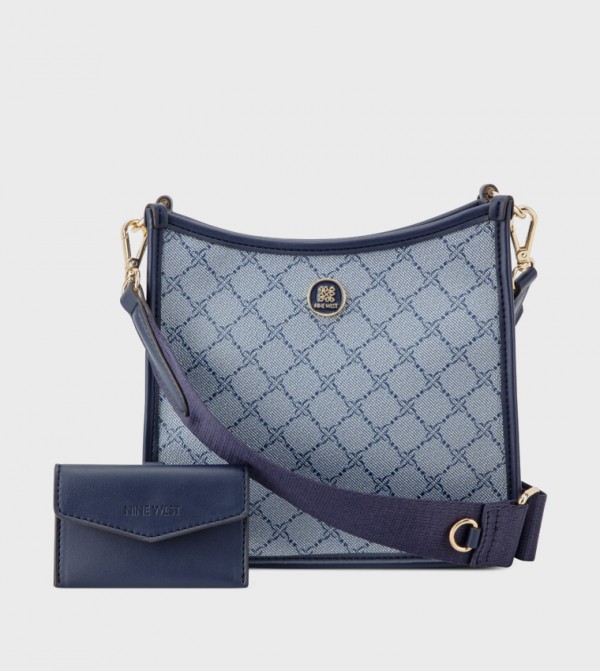 NALINI Monogram Patterned Crossbody Bag