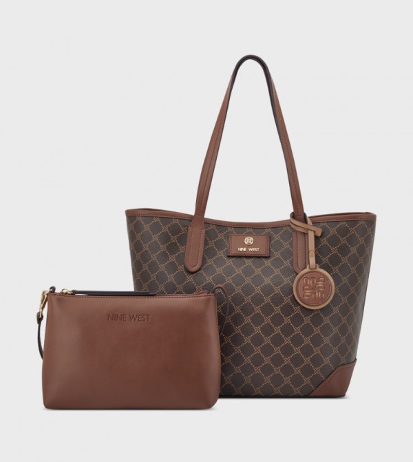 PIERA Monogram Patterned 2 in 1 Tote Bag