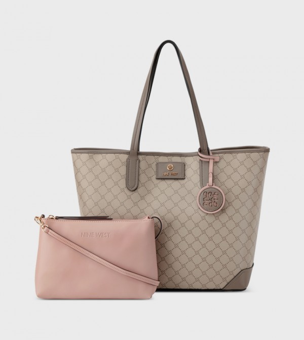 PIERA Monogram Patterned 2 in 1 Tote Bag