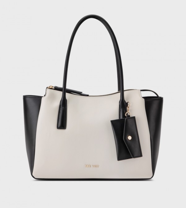 BECHER Color Block Tote Bag