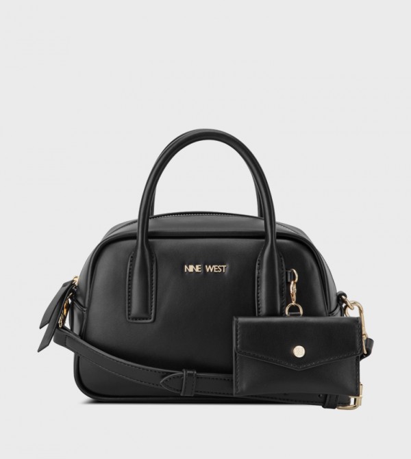 BECHER Textured Satchel Bag
