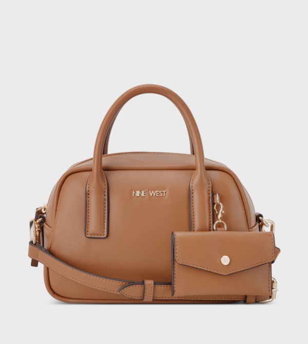 BECHER Textured Satchel Bag