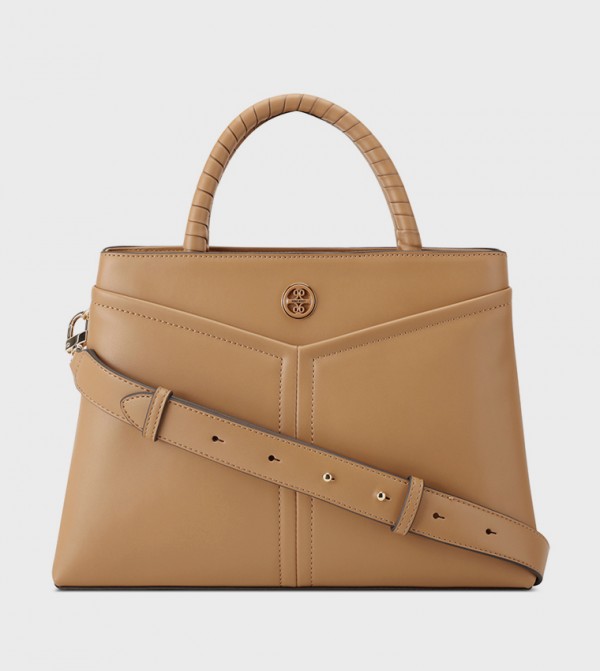ERINA Logo Detail Satchel Bag