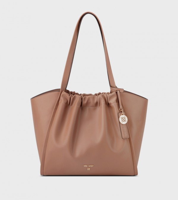 KENJI Ruched Tote Bag