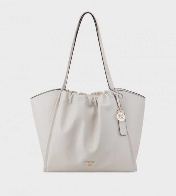 KENJI Ruched Tote Bag