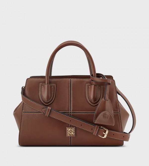 PAXTIN Stitch Detail Satchel Bag