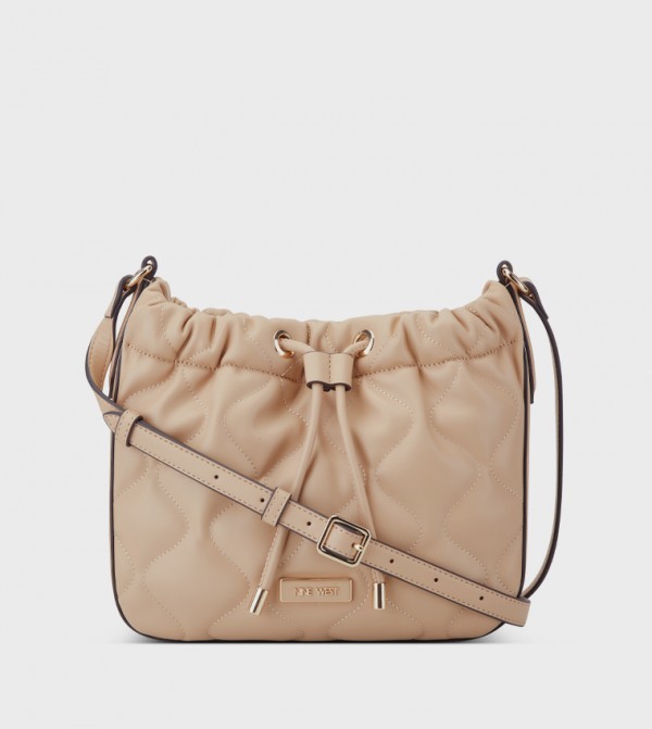 KEVINA Quilted Drawstring Bag
