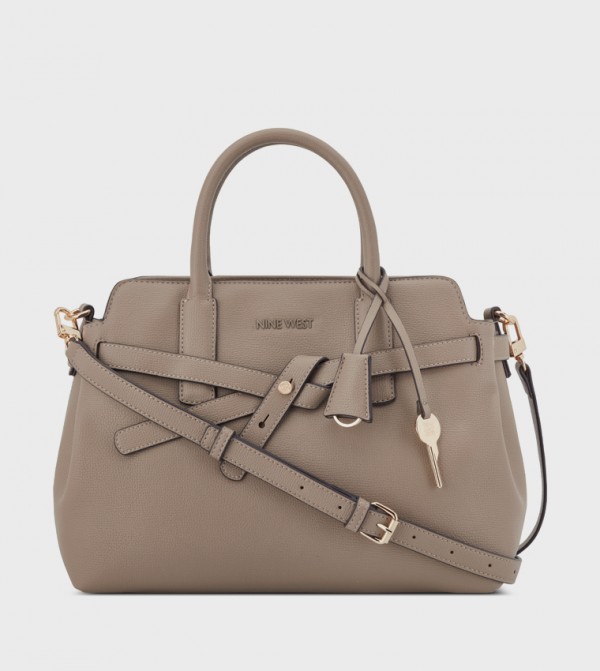 LILLE Textured Satchel Bag