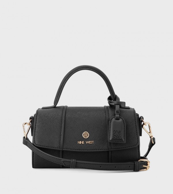 GRADY Textured Flap Top Handle Bag