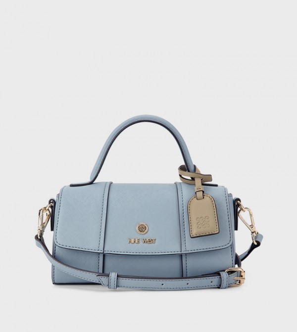 GRADY Textured Flap Top Handle Bag