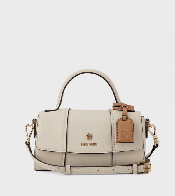 GRADY Textured Flap Top Handle Bag