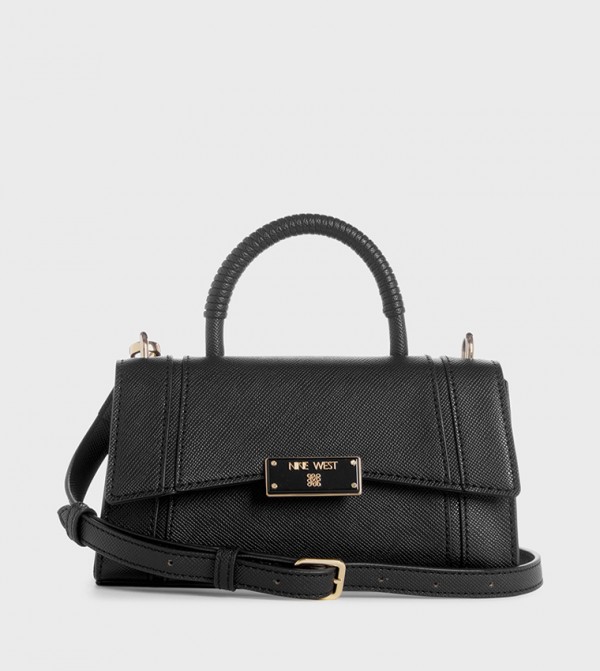BRODIE Textured Top Handle Bag