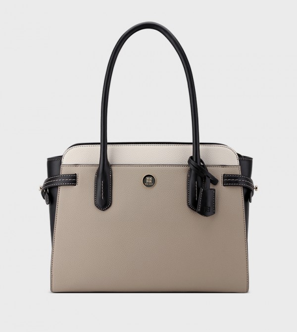 NAMI Color Block Tote Bag