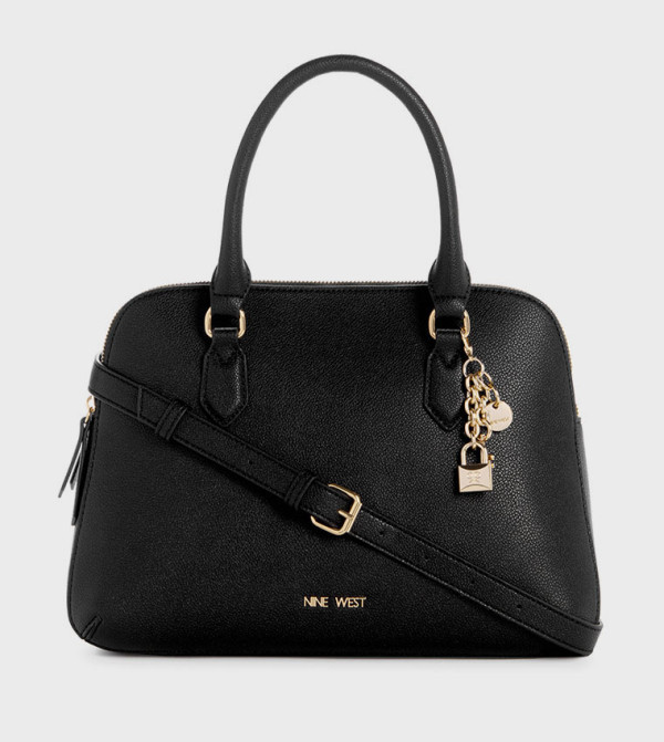 Buy Nine West BROOKLYN Textured Satchel Bag In Black | 6thStreet UAE