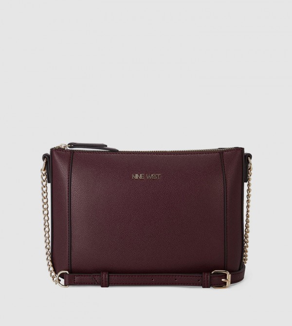 Nine west cheap burgundy luggage