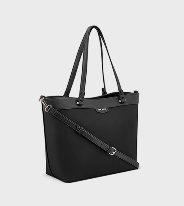 FRANNIE Logo Detail Tote Bag
